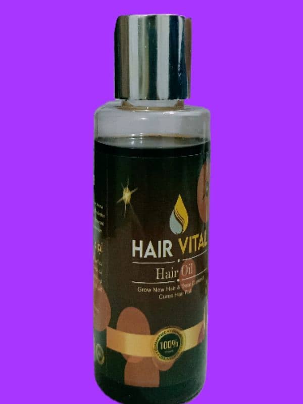 Hair Vital Oil! Grow New Hair and Treat Dandruff 1