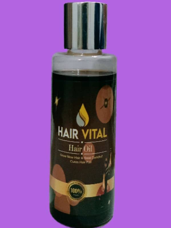 Hair Vital Oil! Grow New Hair and Treat Dandruff 2