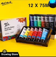 Mont Marte Acrylic Paints 12pcs 75ml