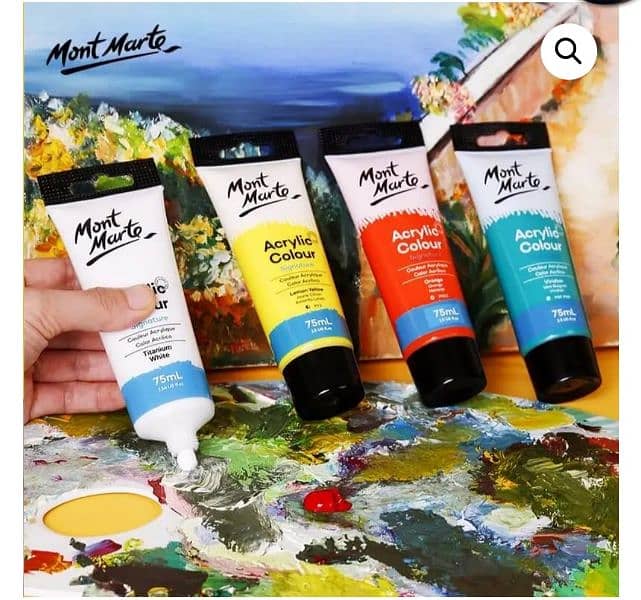 Mont Marte Acrylic Paints 12pcs 75ml 2