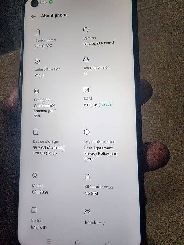 oppo a92 8/128 4