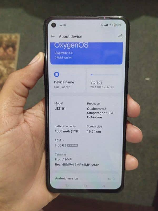 OnePlus 9R  8/256 1