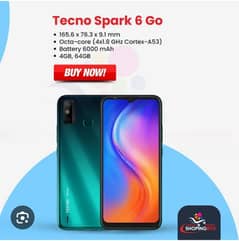 tecno spark 6 go 4 64 mAh 5000