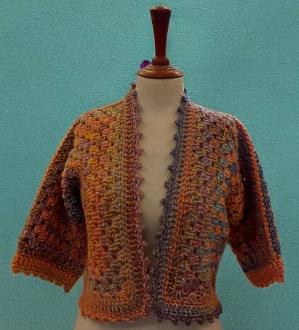 Handmade Turkish wool jacket/cardigan and hat (crocheted) 1