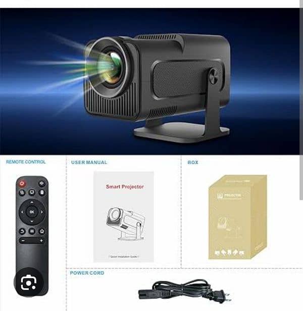 New HY320 projector Android 11 4K -350ANSI-dpi Brighter 3