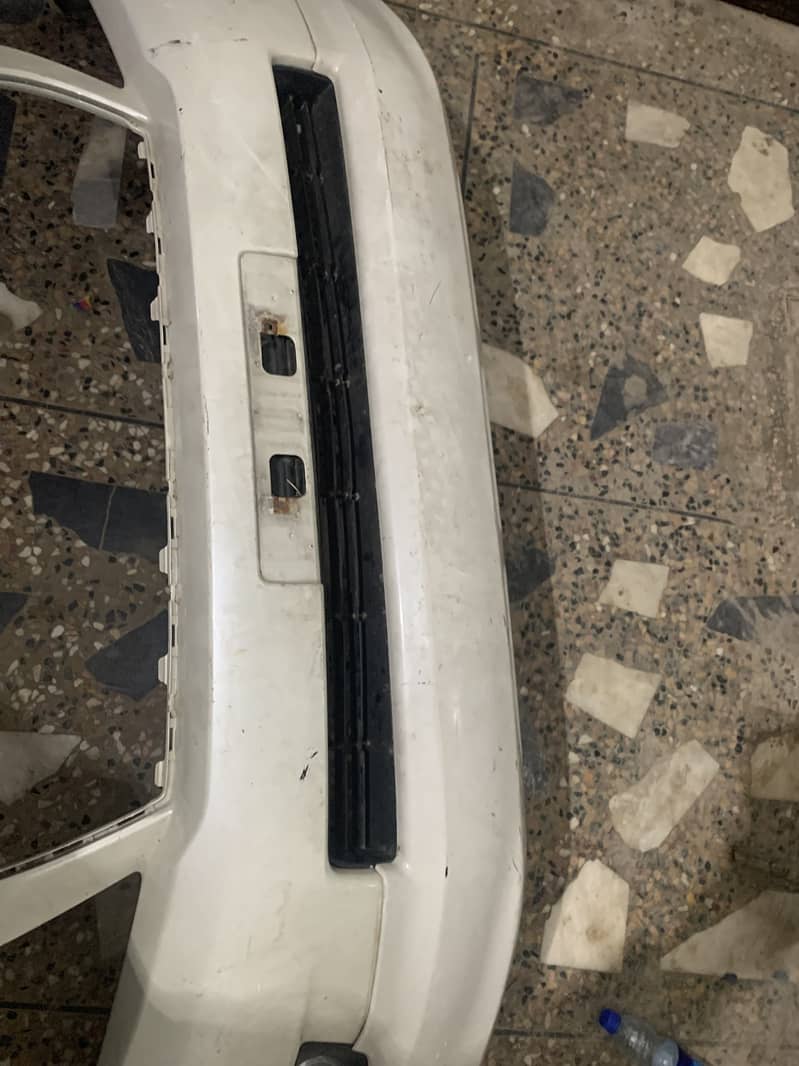 Toyota parado 2010 model front bumper 4