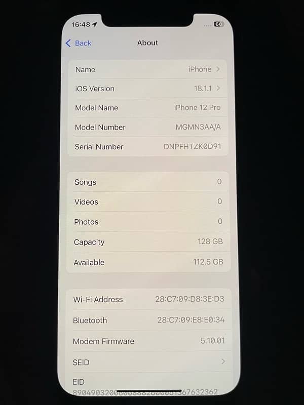 iPhone 12 Pro-128GB-PTA Approved-91% Battery Health 9