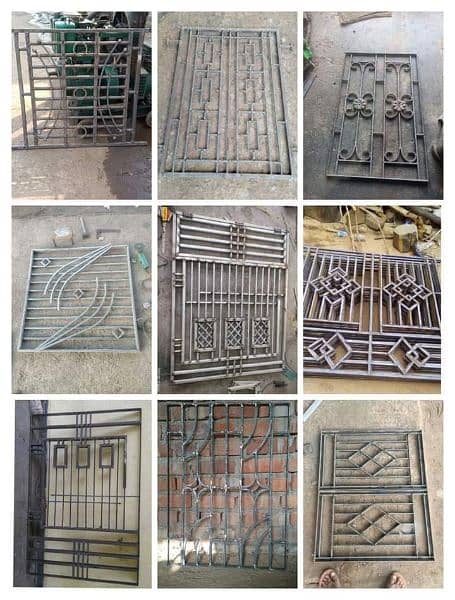 iron window iron grill for houses manifacturing to order 0