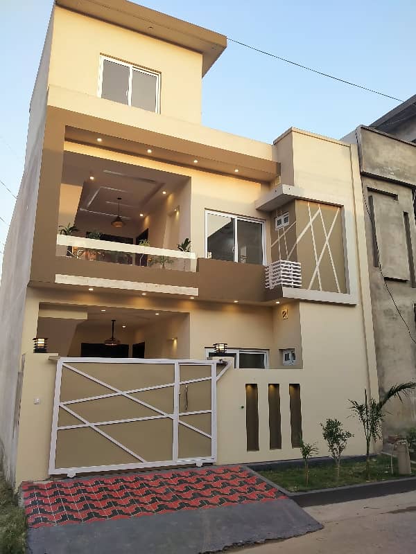 5 Marla Double Story Double Unit Brand New Designer House Available For Sale. 0