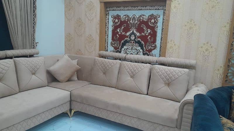 Elegant L-Shaped Sofa 4