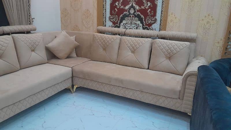 Elegant L-Shaped Sofa 5