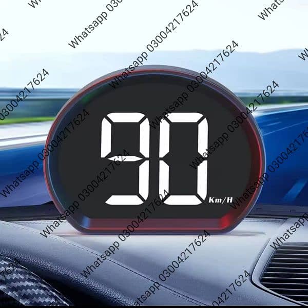 Car GPS Speedometer HUD Head-up Display Digital Speed Meter with KMH 2