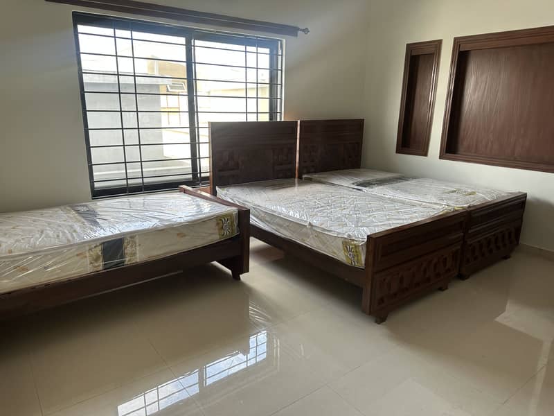 10 marla 2 bed drawing fully furnished upper portion DHA 2 Islamabad for rent 7