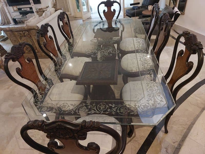 Dining table and chairs set 1