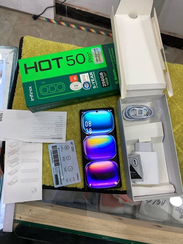 Hot 50pro+ 16GB RAM 256GB ROM 1