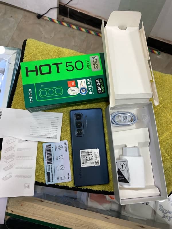 Hot 50pro+ 16GB RAM 256GB ROM 5