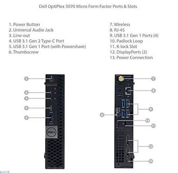 Dell OptiPlex 5070  Micro 6