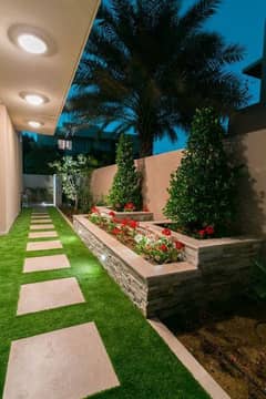 artificial grass wallpaper available