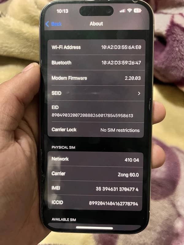 iPhone 15 Pro 128gb PTA Approved 7