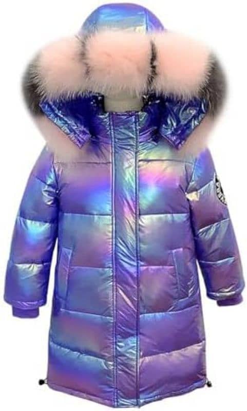 multi color rainbow girls jacket 7 to 9 year 0