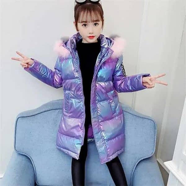 multi color rainbow girls jacket 7 to 9 year 2