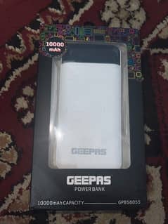 GEEPAS 10,000mah powerbank rs: 3200