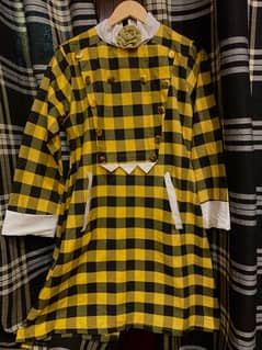 selling yellow coat style medium size frock