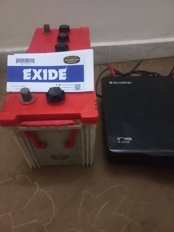 ECOSTAR UPS & EXIDE BATTERY 0