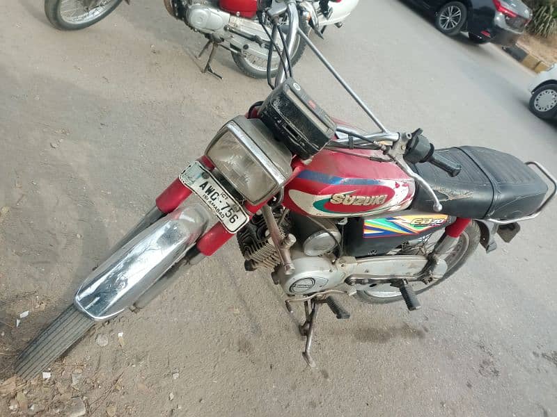 Suzuki shugun 100cc Islamabad number 2003 registered 2019 2