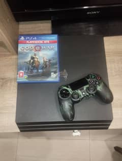 PS4 pro 1 TB storage with free game whatsapp no. 03037770585