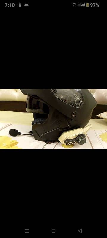 WLT-169 HELMET WITH IMPORTED  BLUETOOTH DEVICE 3