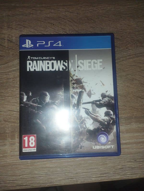 RAINBOW SIX SIEGE FOR PS4. NEW GAME. contact on Whatsapp no. 03037770585 0