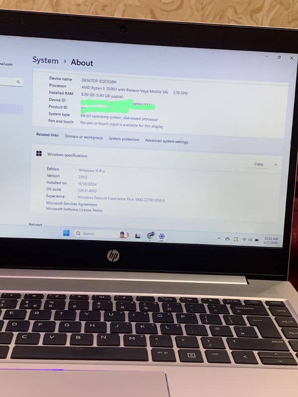 AMD Ryzen 5 3500U Laptop for sale 4