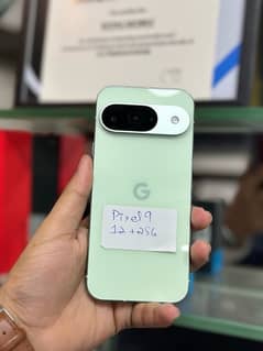 Google pixel 9 12gb/256gb dual sim pta approved paper kit non used