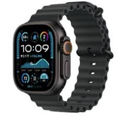 Apple watch ultra 2 49mm 64gb black titanium with black ocean band