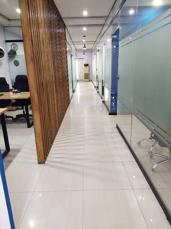 Commercial Furnished office For Rent | Johar Town | PIA Main Boulevard 4