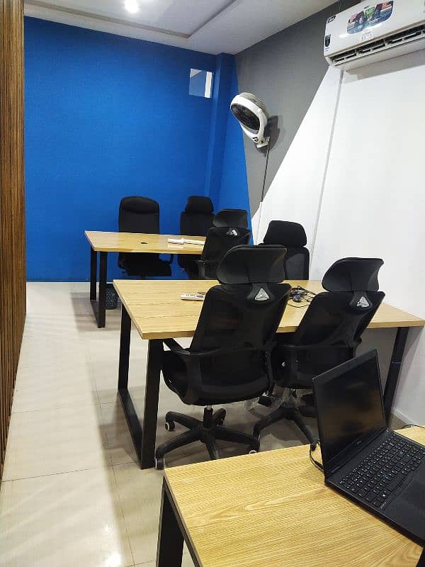 Commercial Furnished office For Rent | Johar Town | PIA Main Boulevard 6