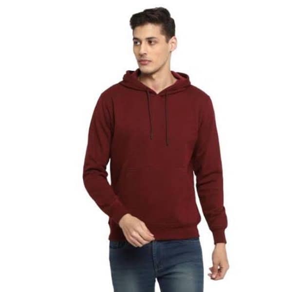 Maroon Hoodie for men 0