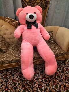 Teddy Bear Pink Colour 5.5 Feet Plus size New Fresh Piece