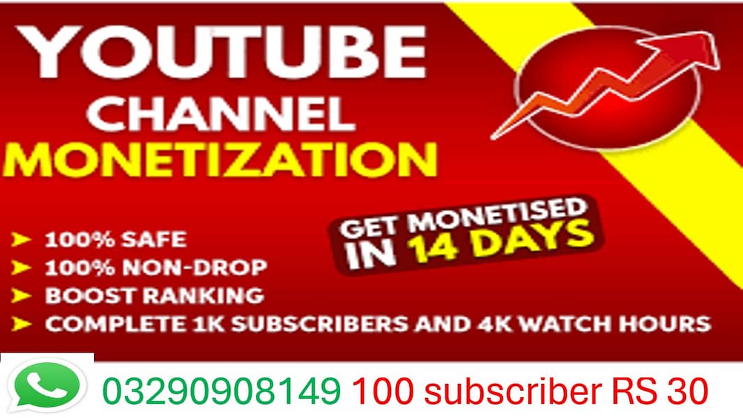 REAL YOUTUBE 100 SUBSCRIBER RS: 30 LOW PRICE MONETIZER 2