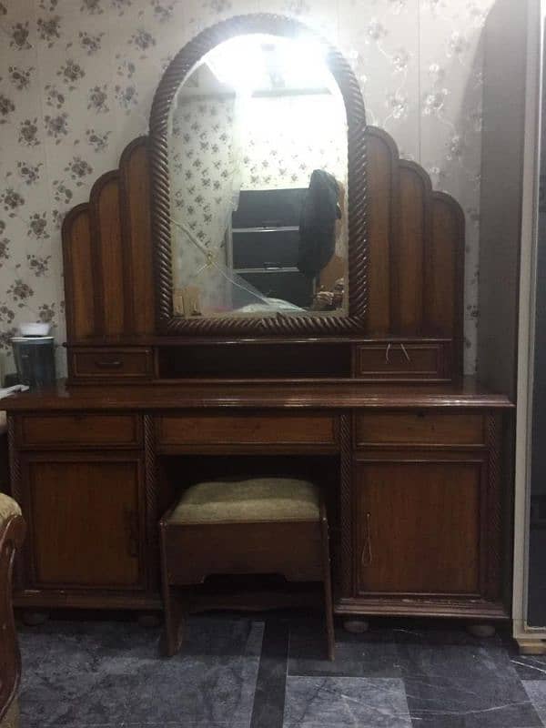 showcase and dressing made wooden for sale 0