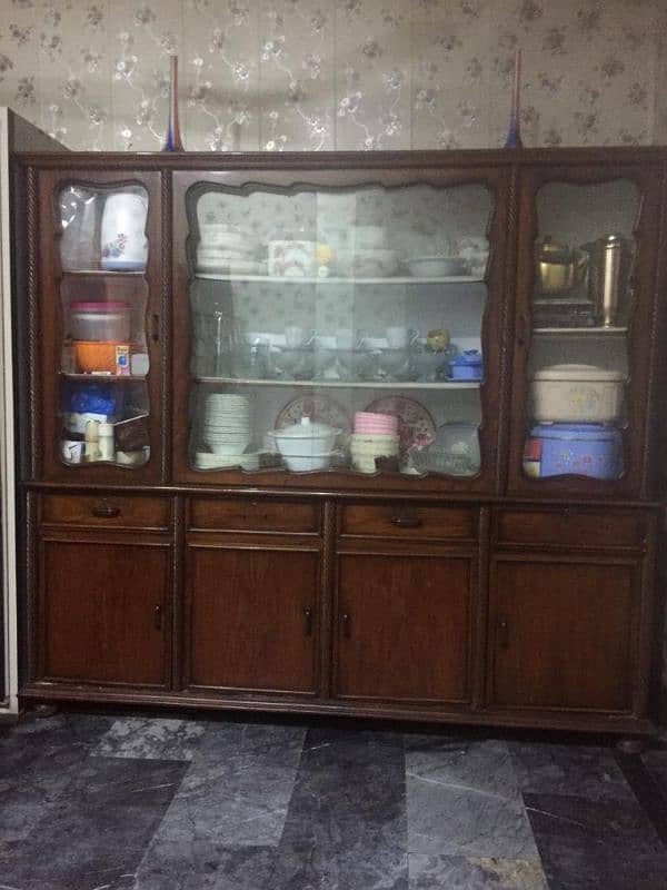 showcase and dressing made wooden for sale 1