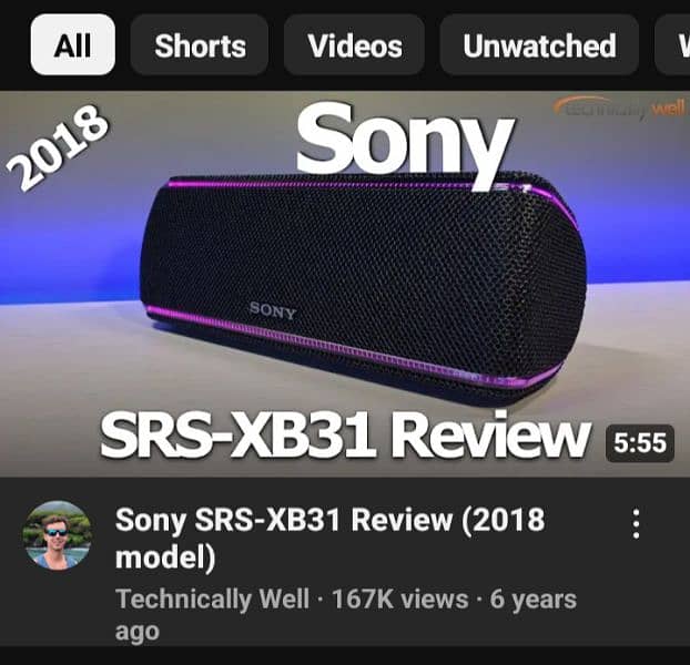 SONY SRS XB31 SPEAKER 1