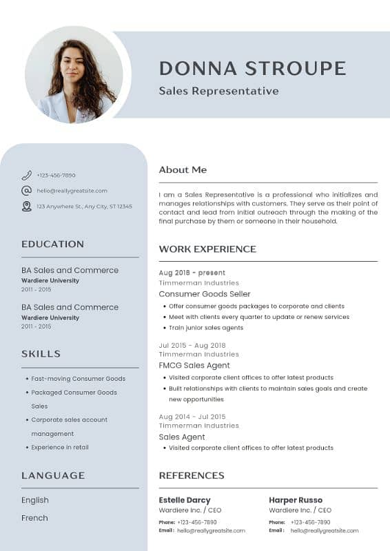 Let's create a professional CV for you 0