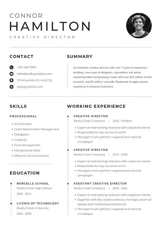 Let's create a professional CV for you 2