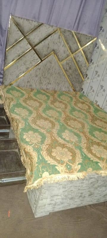 wooden bed urgent sale 0