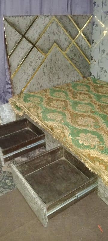 wooden bed urgent sale 3