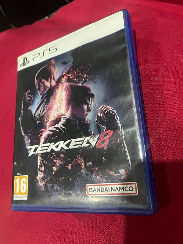 Spiderman 2 ps5 game disk | Tekken 8 ps5 game disc | clean 0