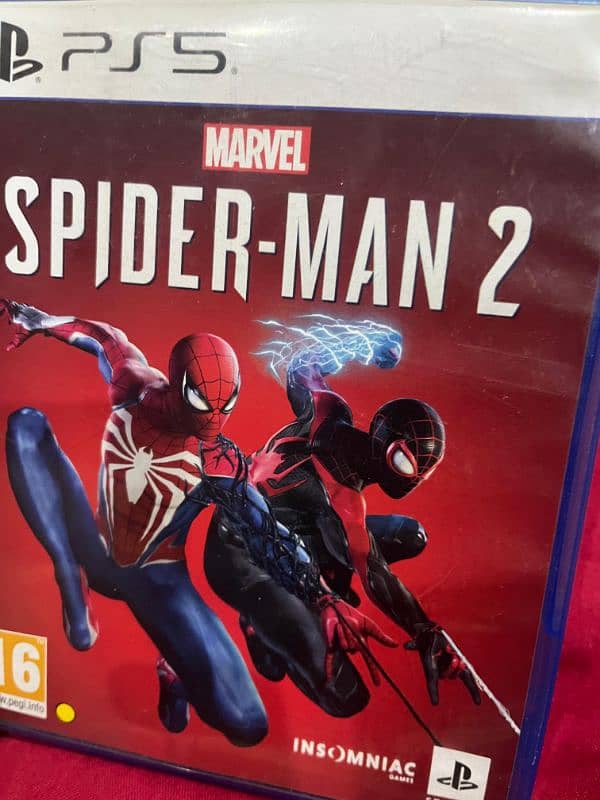 Spiderman 2 ps5 game disk | Tekken 8 ps5 game disc | clean 7