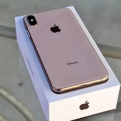 Apple I phone Xs max PTA approved 512 GB with complete box 0